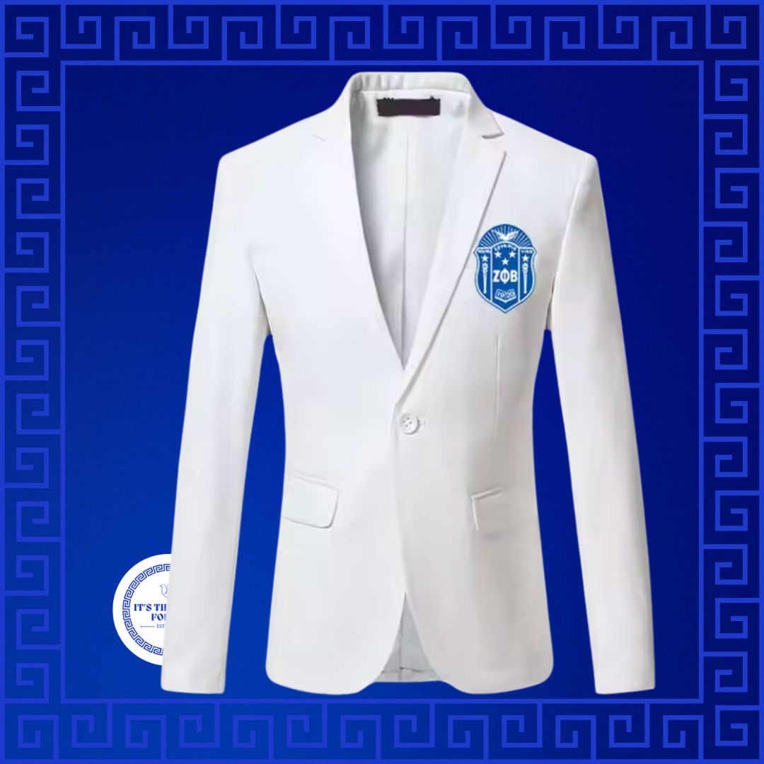 White Zeta Blazer