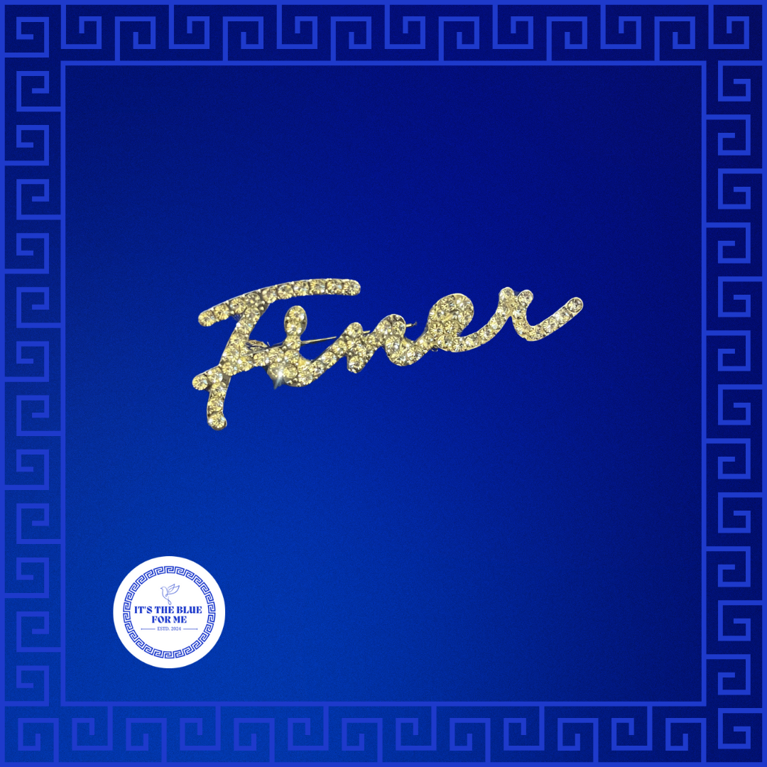 Rhinestone Finer Pin
