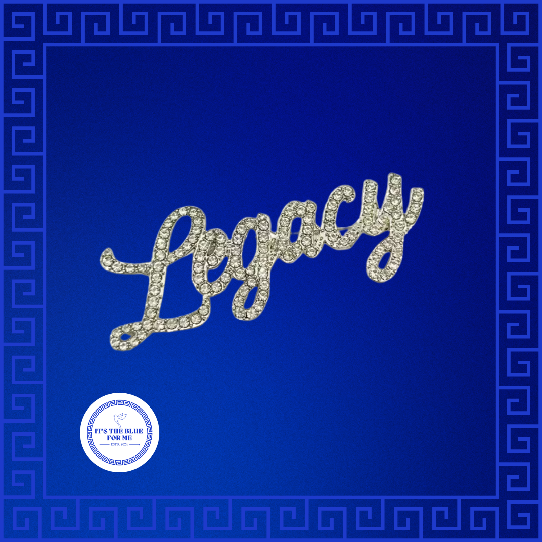 Legacy Rhinestone Transfer Rhinestone Legacy Pin – It's the Blue for Me
