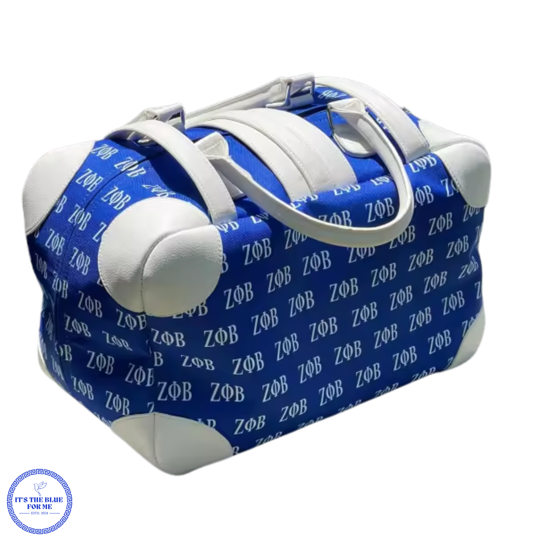 ZETA PHI BETA LUXURY TRAVEL WEEKENDER BAG