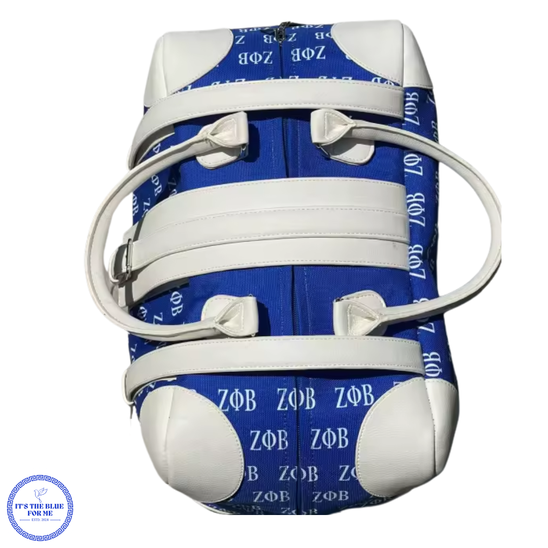 ZETA PHI BETA LUXURY TRAVEL WEEKENDER BAG
