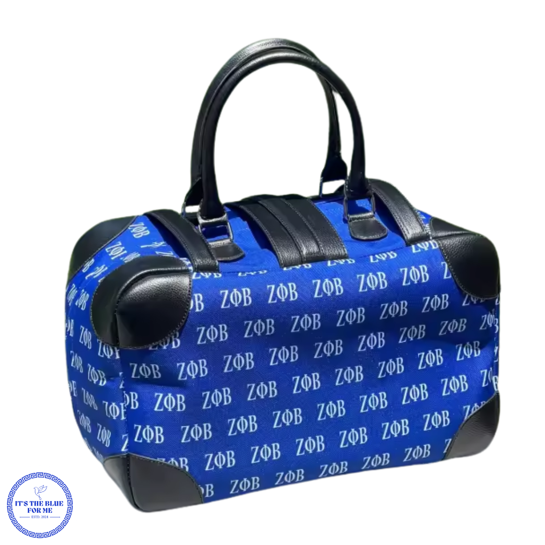 ZETA PHI BETA LUXURY TRAVEL WEEKENDER BAG