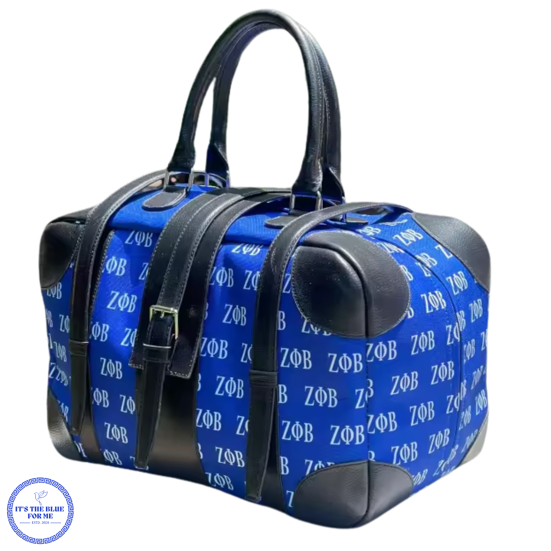 ZETA PHI BETA LUXURY TRAVEL WEEKENDER BAG