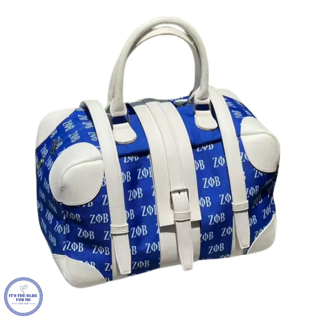 ZETA PHI BETA LUXURY TRAVEL WEEKENDER BAG