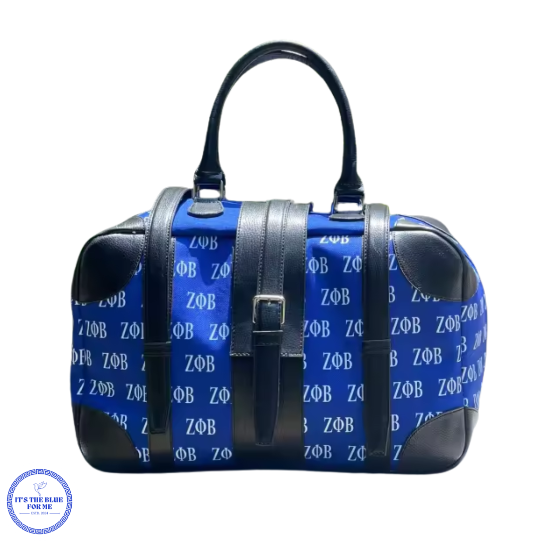 ZETA PHI BETA LUXURY TRAVEL WEEKENDER BAG