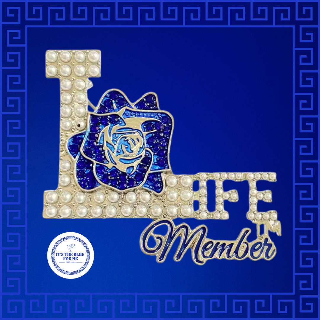Z Phi B Life Member Pearl Pin