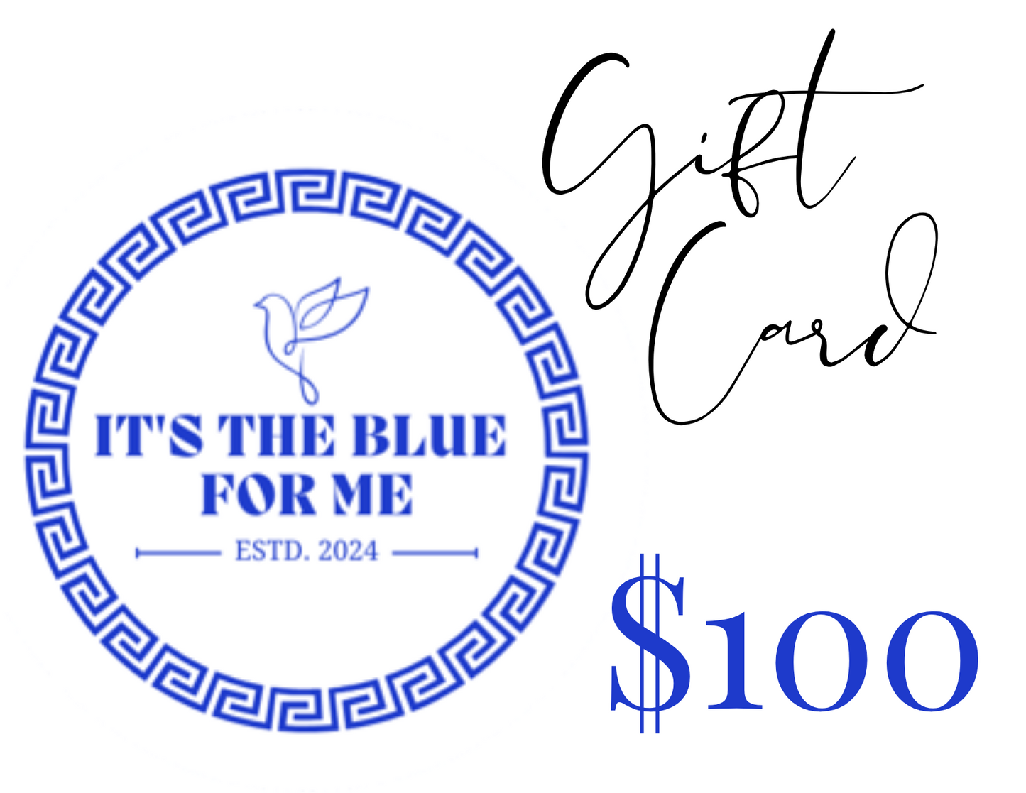 It's the Blue for Me Gift Card