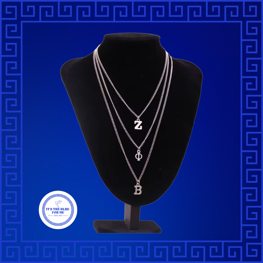 Layered Z PHI B Necklace