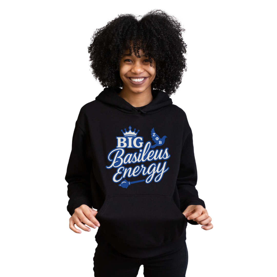 Big Basileus Energy Tee or Hoodie