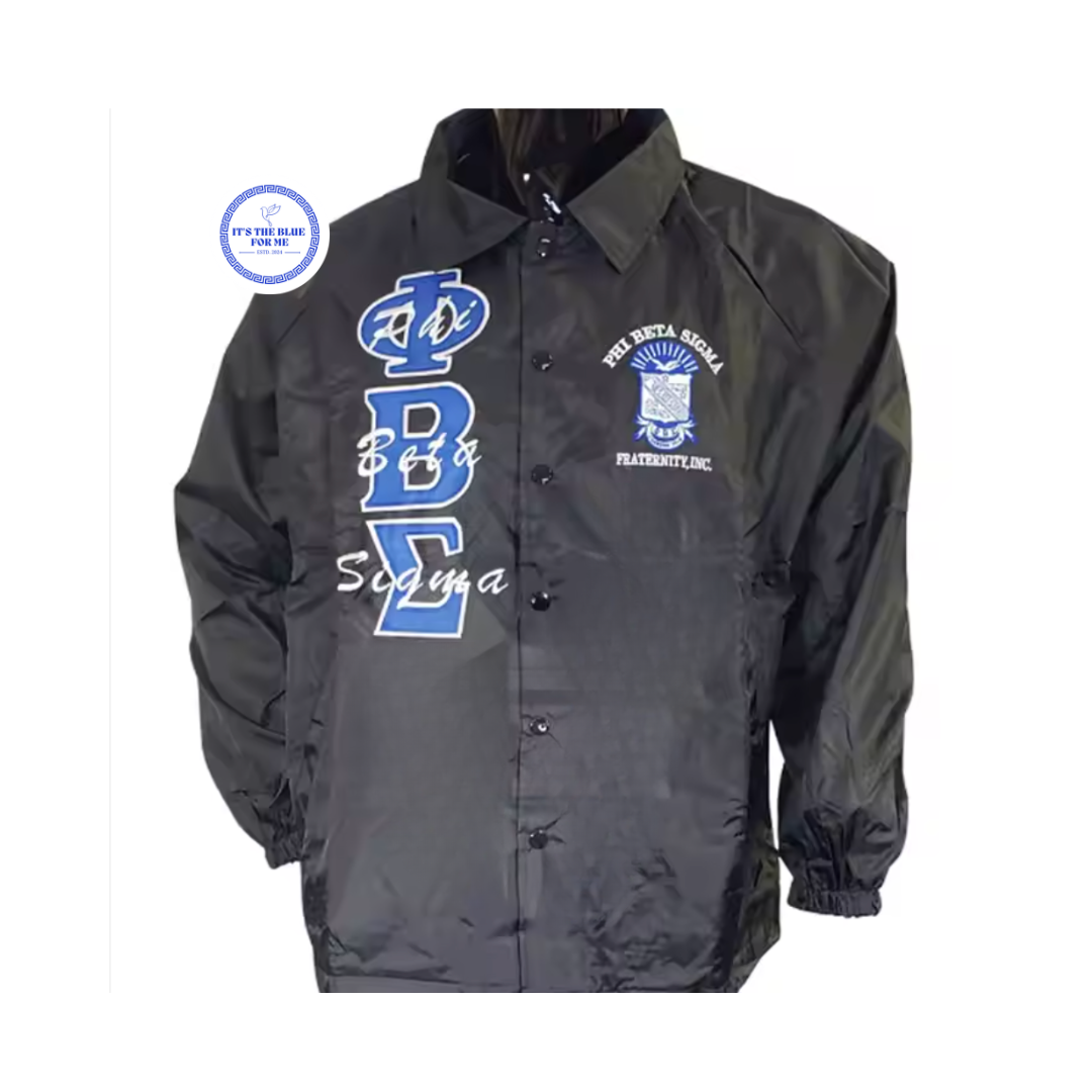 Phi Beta Sigma Embroidered Line Jacket