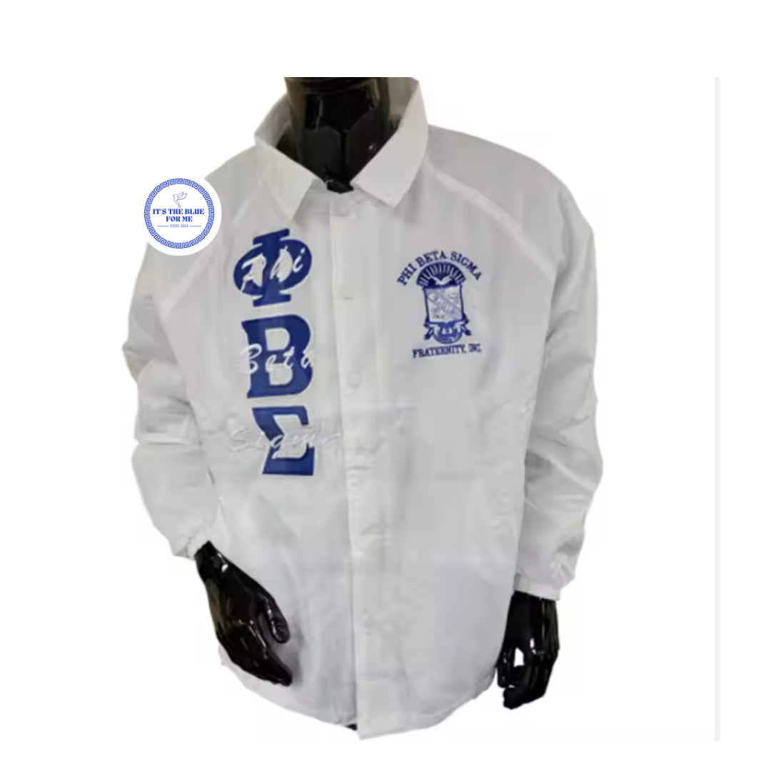 Phi Beta Sigma Embroidered Line Jacket